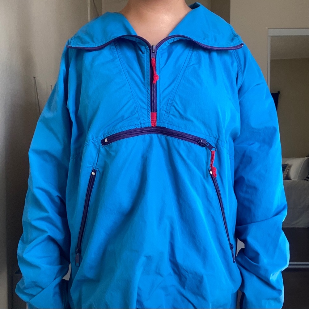 𝘀𝗶𝗲𝗿𝗿𝗮 𝗱𝗲𝘀𝗶𝗴𝗻𝘀 blue oversized windbreaker